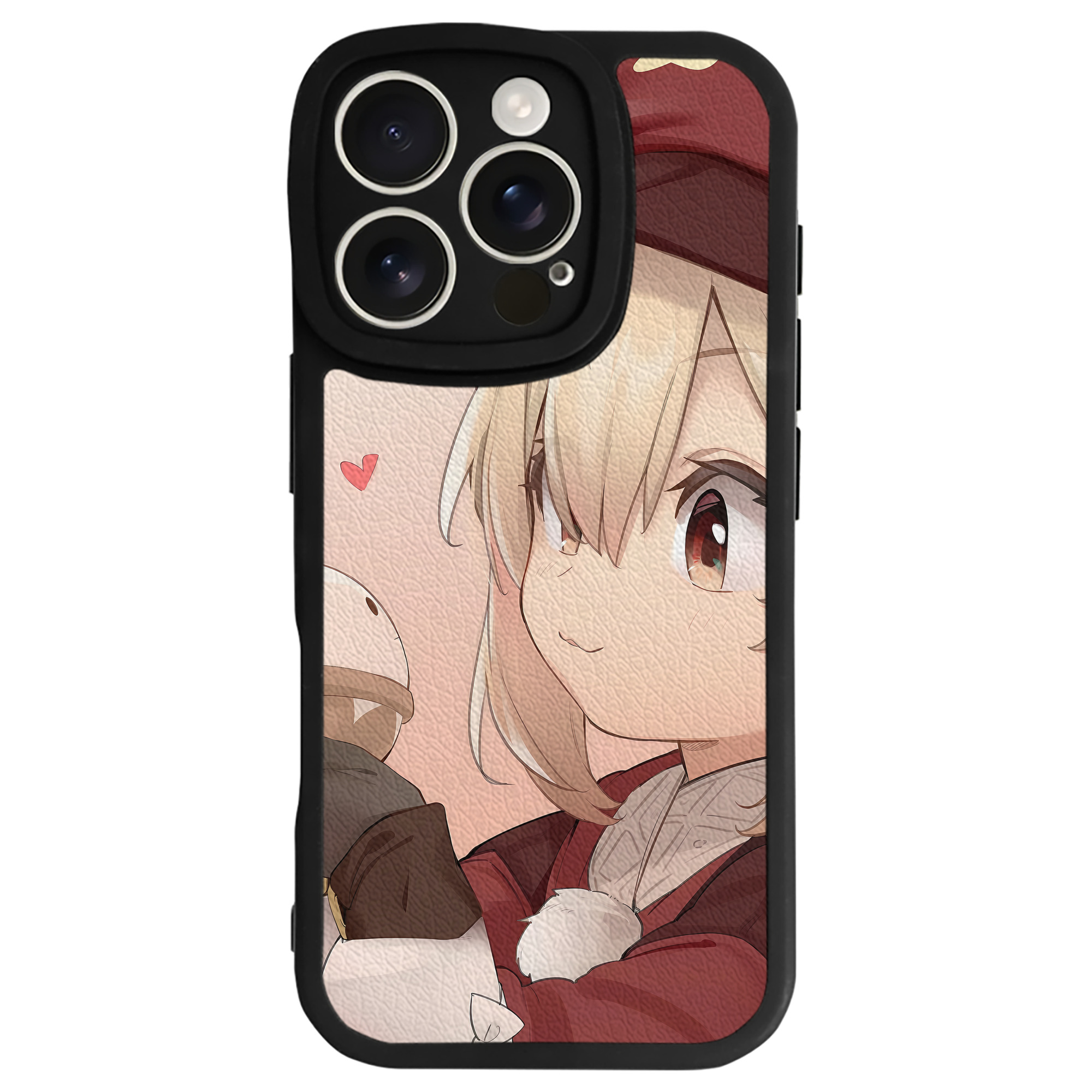 げんし神 genshin 【iPhone 16シリーズ対応】シリコンスマホケース（レザー調） 材質：シリコン